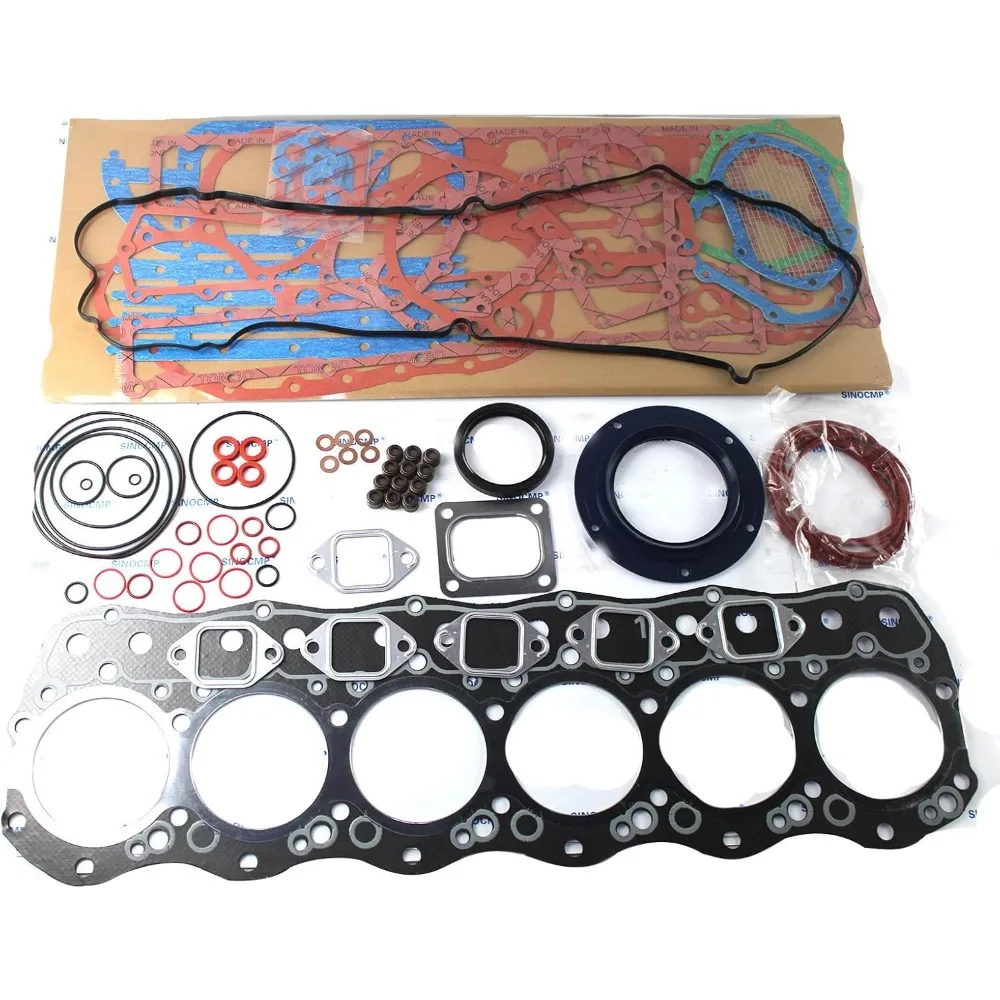 Kit completo de juntas de motor 6D14 6D14T, juego de juntas de culata para camión Mitsubishi 6557cc, autobús 6600 Kato DH700 DH800-5 Kobelco SK07 SK450-6E