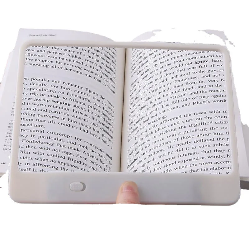 Magnifying Glass with Light Amplifier Mobile Phone Loupe Enlarged Expander Stand Folding Holder for Elderly People Reading Books