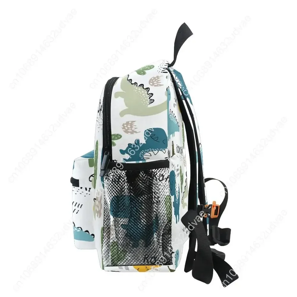 Mochila de dinossauro com fivela para crianças, Kindergarten Schoolbag com animal para crianças, Mochilas escolares para meninas e meninos