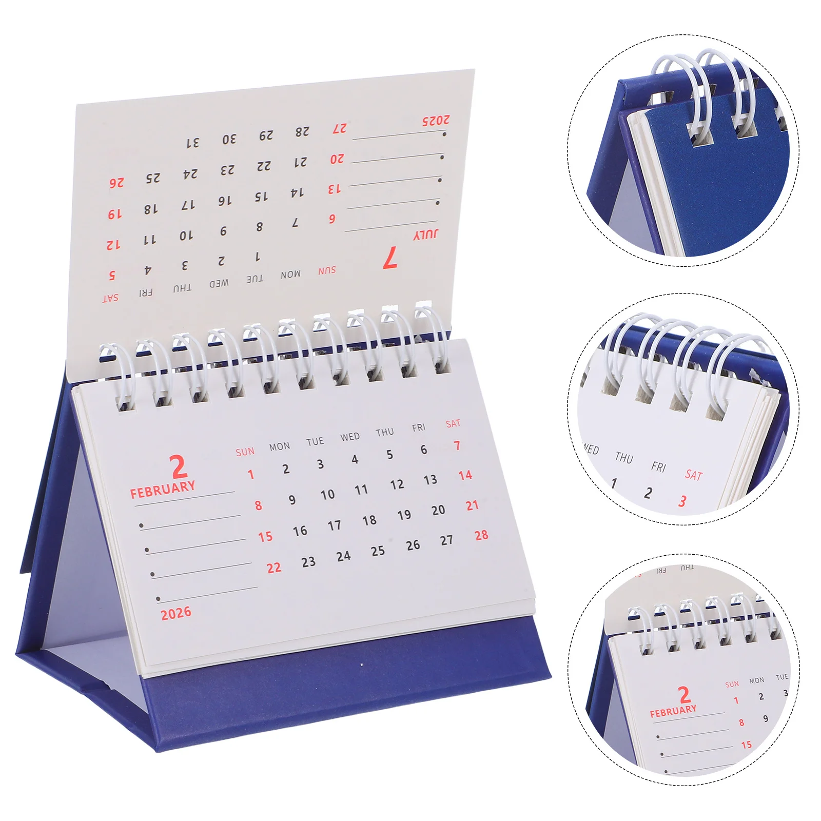 

Мини-настольный планировщик на 2026 год, перекидной календарь для ежедневного использования, товары для планирования домашнего офиса, небольшой настольный настольный календарь на 2026