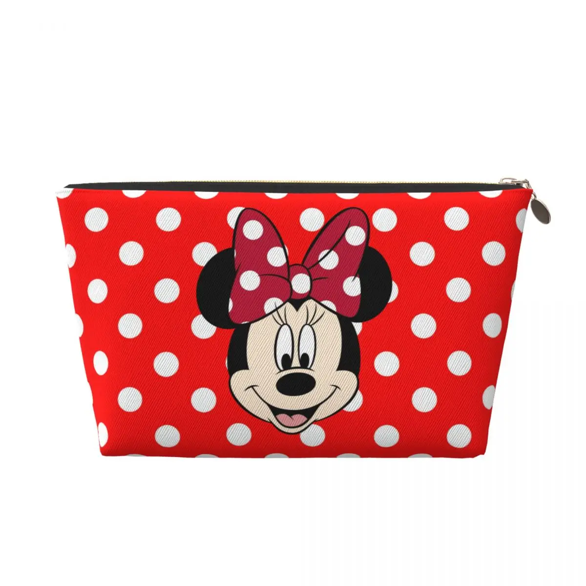 Custom Cartoon Minnie Mouse Travel Cosmetic Bag Women Mickey Toiletry Makeup Organizer Lady Beauty Storage Dopp Kit