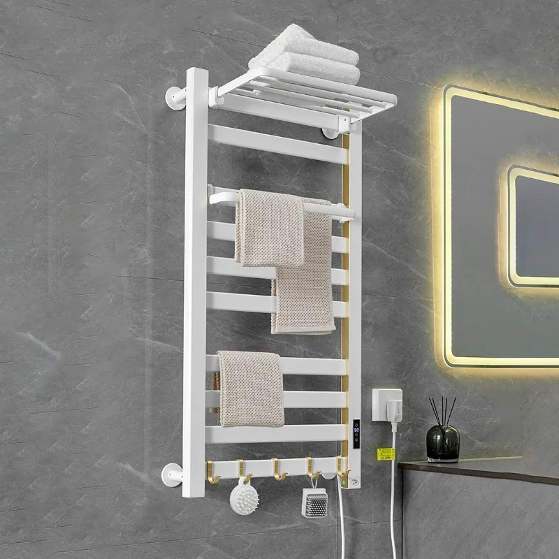 

Настенная вешалка для полотенец в ванной комнате, бытовое хранилище, цифровая сенсорная вешалка для полотенец с электрическим подогревом, удобная кухонная фурнитура для ванной комнаты