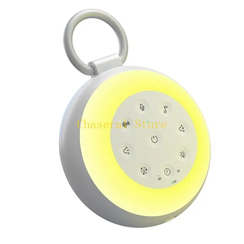 E7CE Baby White Noise Sleep Device Infant Sleep Aid Sound Device 2000mAh Battery