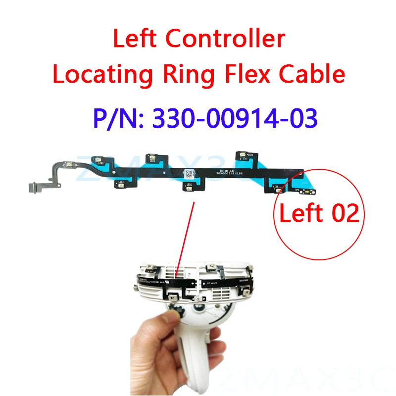 Cable flexible de anillo de localización de manija izquierda y derecha Original para Oculus Quest 2 VR, piezas de repuesto de reparación de controlador para Meta Quest 2