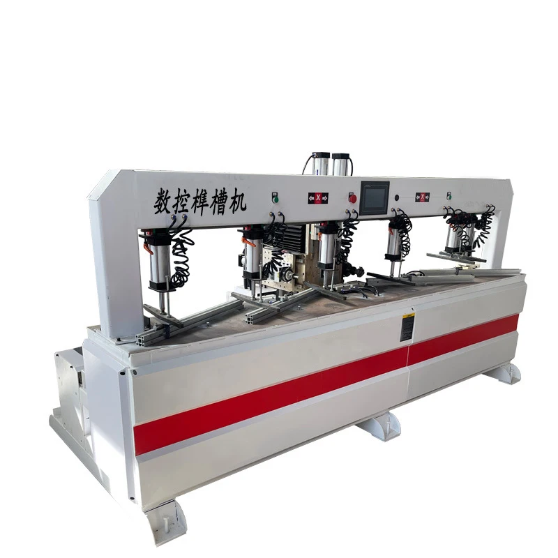 آلة لسان الخشب الأوتوماتيكية باستخدام الحاسب الآلي آلة نقر ولسان مع محرك نقر الخشب وآلة لسان #4