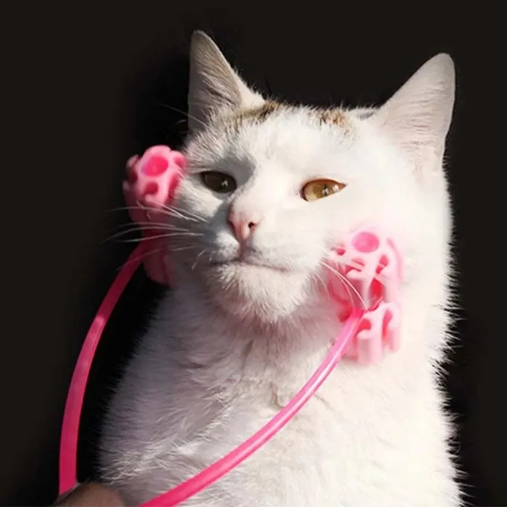 

New Cat Face Massager Pet Interactive Massage Feet Leg Massager Health Grooming Tool for Cat Pet Comfortable