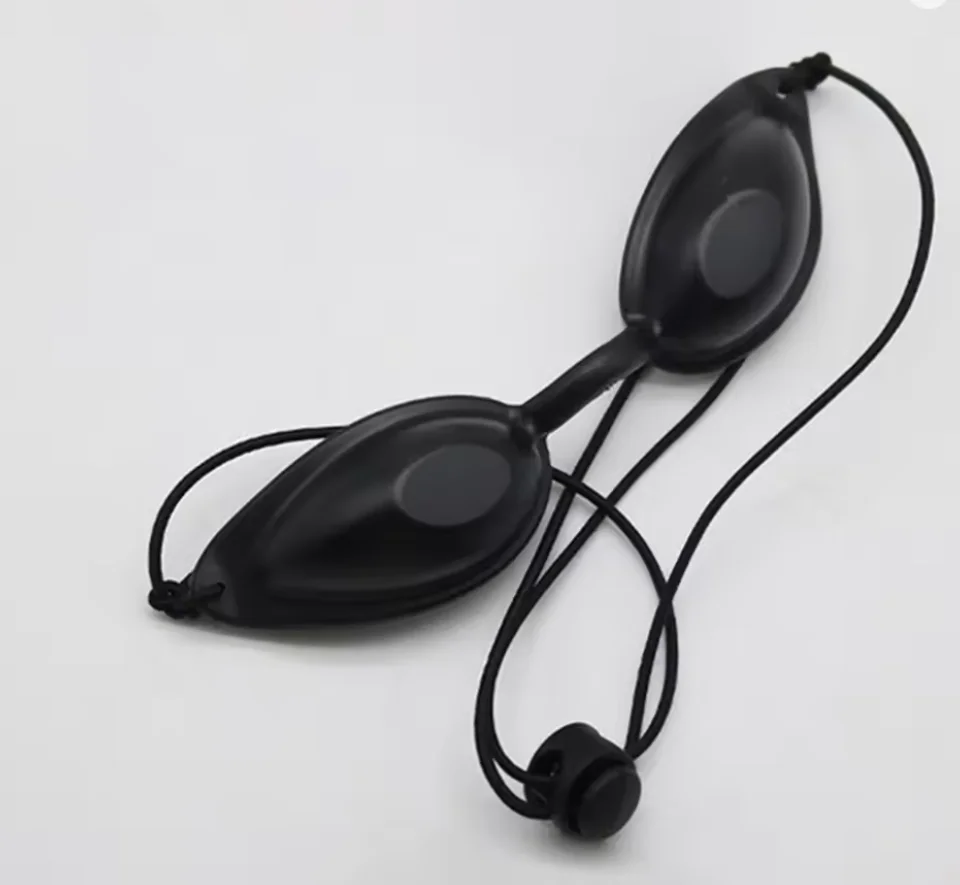 Laser Protective Eye Mask Beauty Device Sunlight Eyemask Adjustable Silicone Eyepatch for Sunbathing Sun Shading