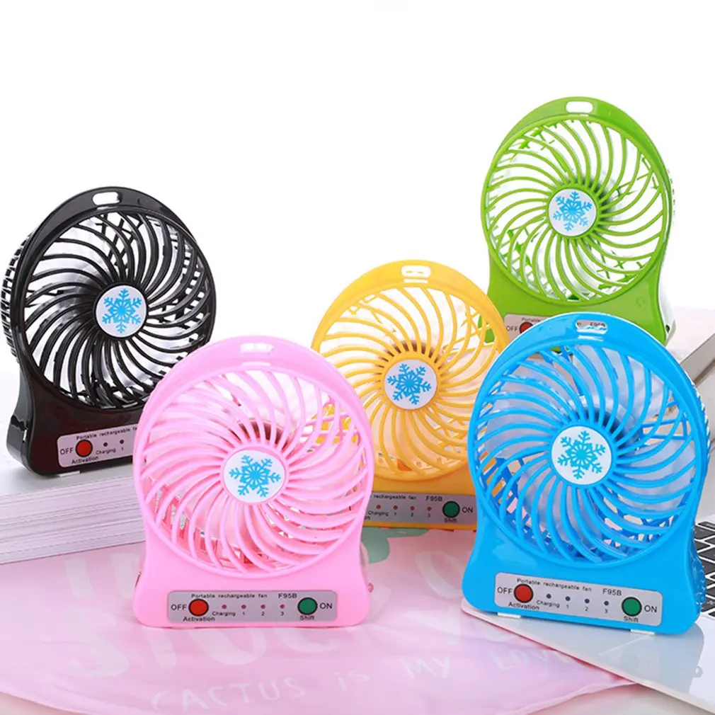 Multifunctional Charging Electric Fan Portable Outdoor Mini Handheld Fan Snowflake Without Battery