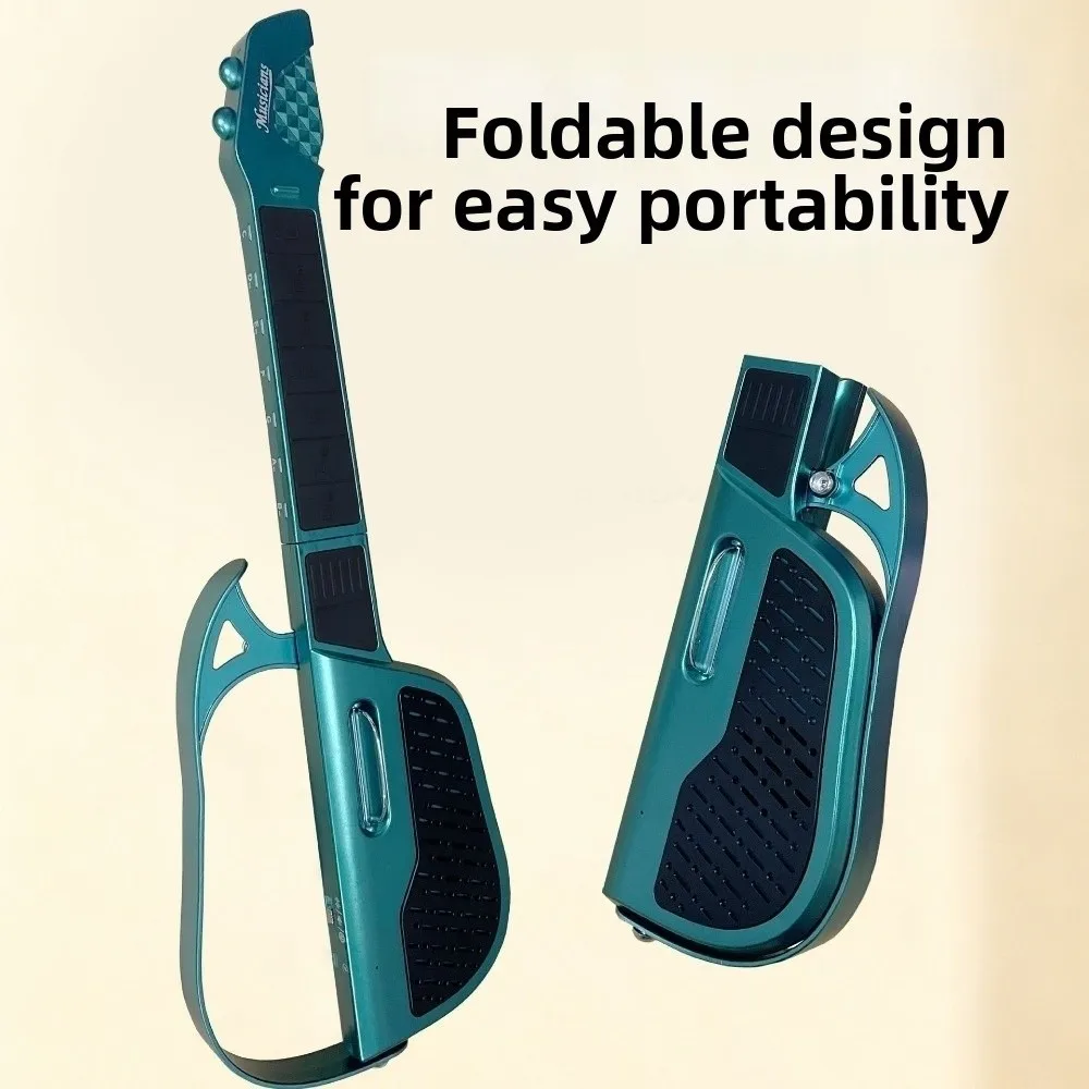 

Электрическая гитара для детей с автоматической трансмиссией, складная, двухуровневая регулировка громкости, со светодиодной подсветкой