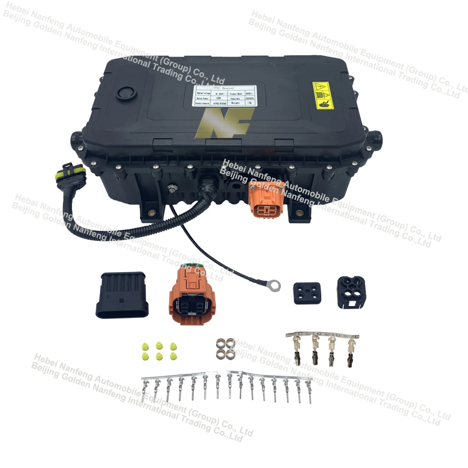 NF EV Hvh Acqua Riscaldatore PTC ad alta tensione Riscaldatore del liquido di raffreddamento a batteria ad alta tensione per camion elettrico Barca Rv