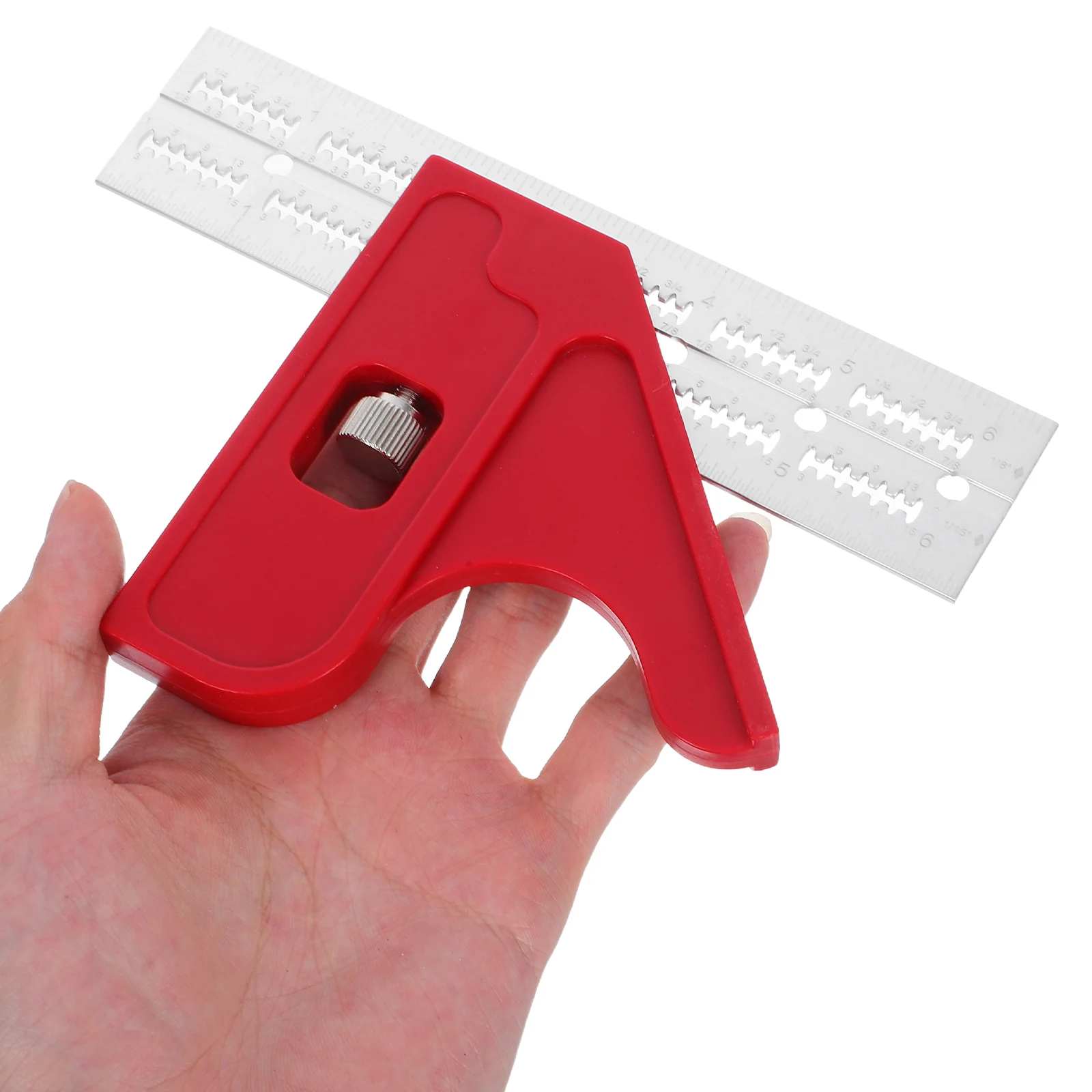 

Woodworking Multi angle Ruler 6 Inch Aluminum Alloy 45 90 Degree Square Tool Measuring Protractor For Construction