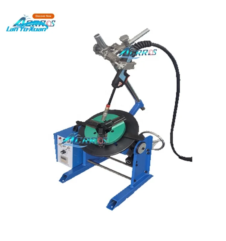 

Welding Positioner 50kg tig mig Rotating weld Turntable on stock