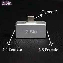 ZiSin AG New Female 4.4mm 3.5mmtoType-C Adapter For Android Phones iPad PC Iphone