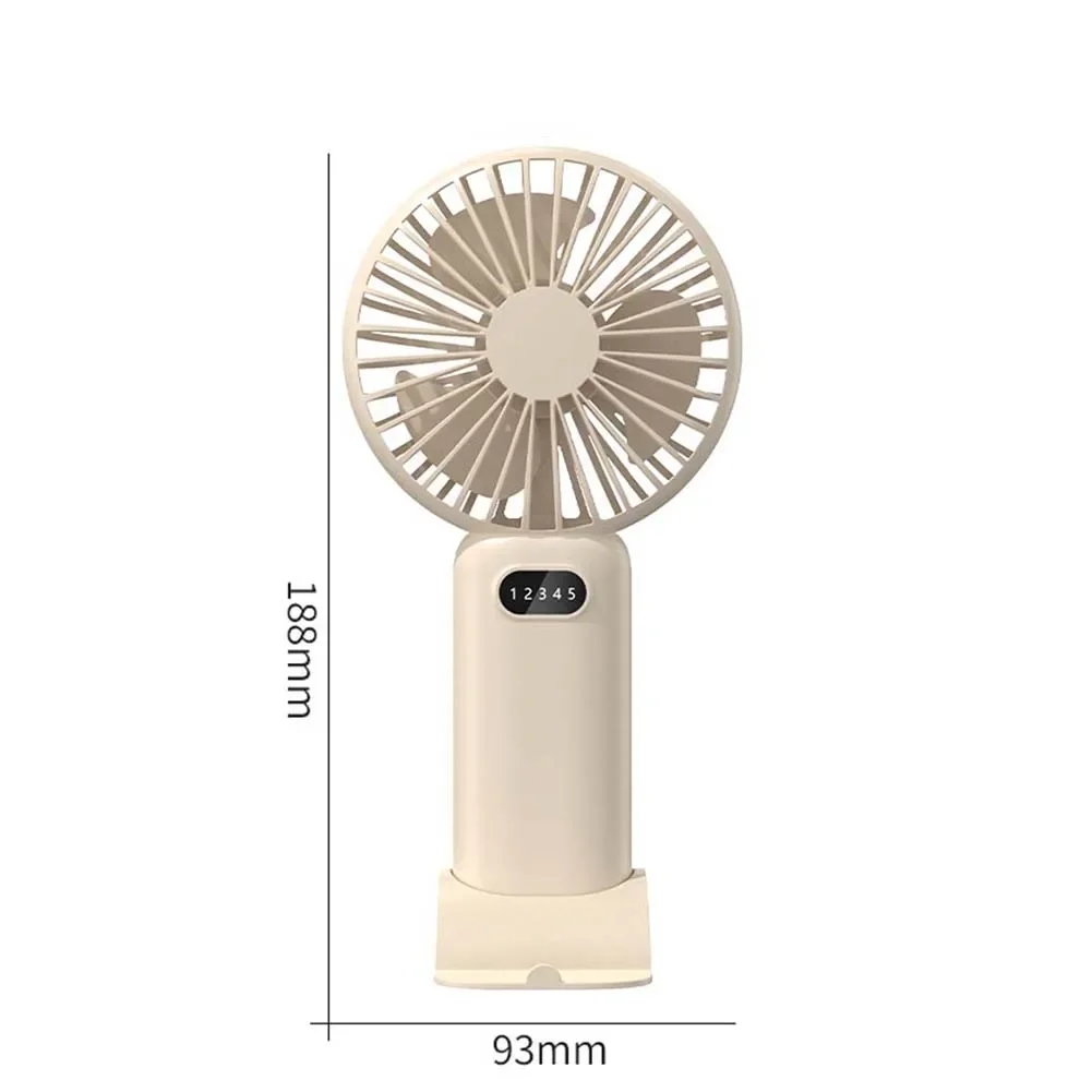 Compact Fan USB Charging Fan Outdoor Activities Compact Size Desktop Stand Portable And Small Powerful Airflow