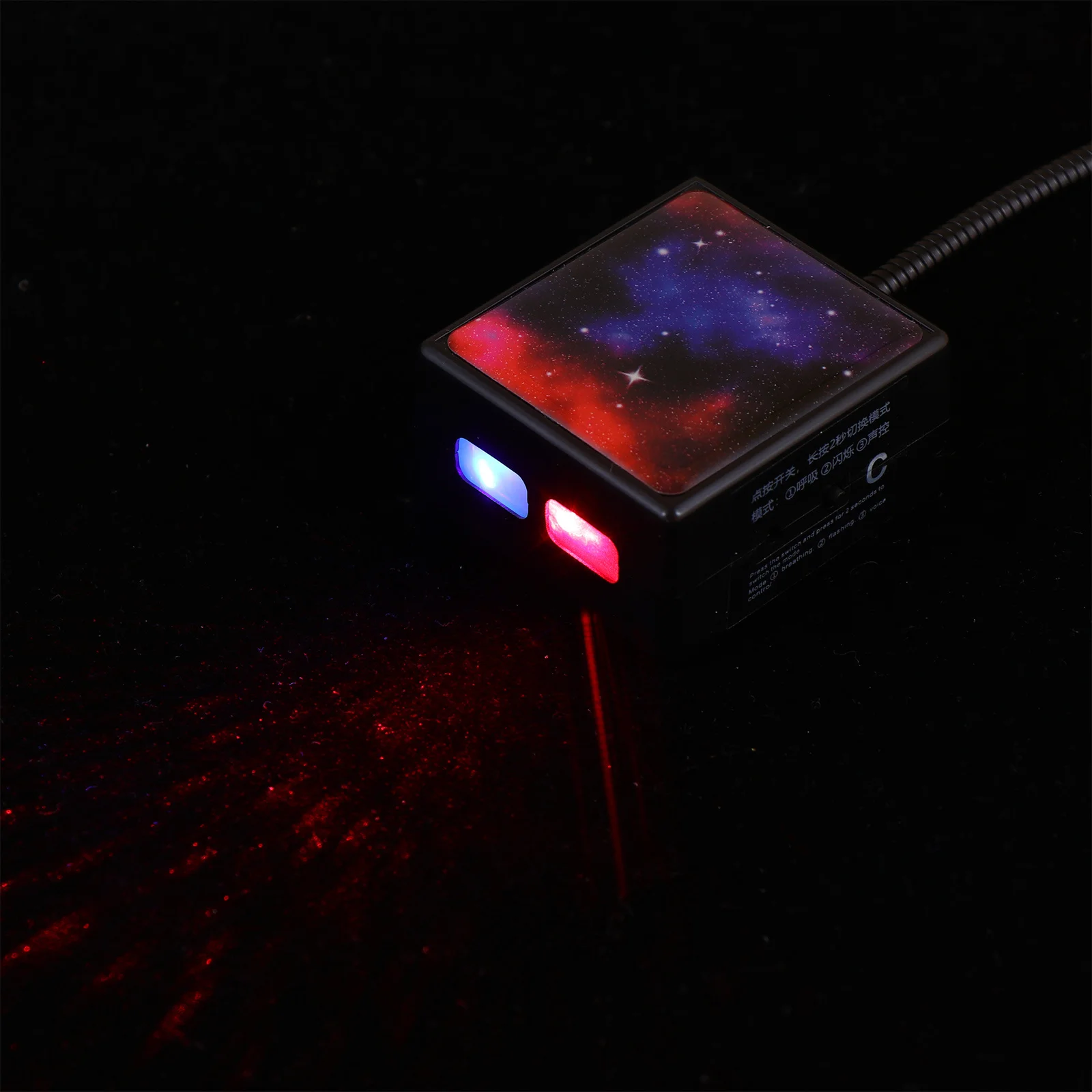 جهاز عرض على شكل نجمة ضوء السقف USB للسيارة، تجربة بصرية رومانسية داخلية، مواد عالية الجودة تدوم طويلاً