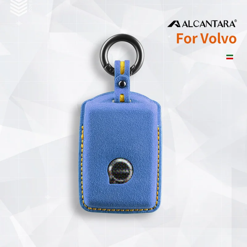 Fashion new goatskin car Remote key case cover For Volvo XC60 V60 S60 XC70 V40 S80 V704 Auto Key Fob Shell Keychain Accessories