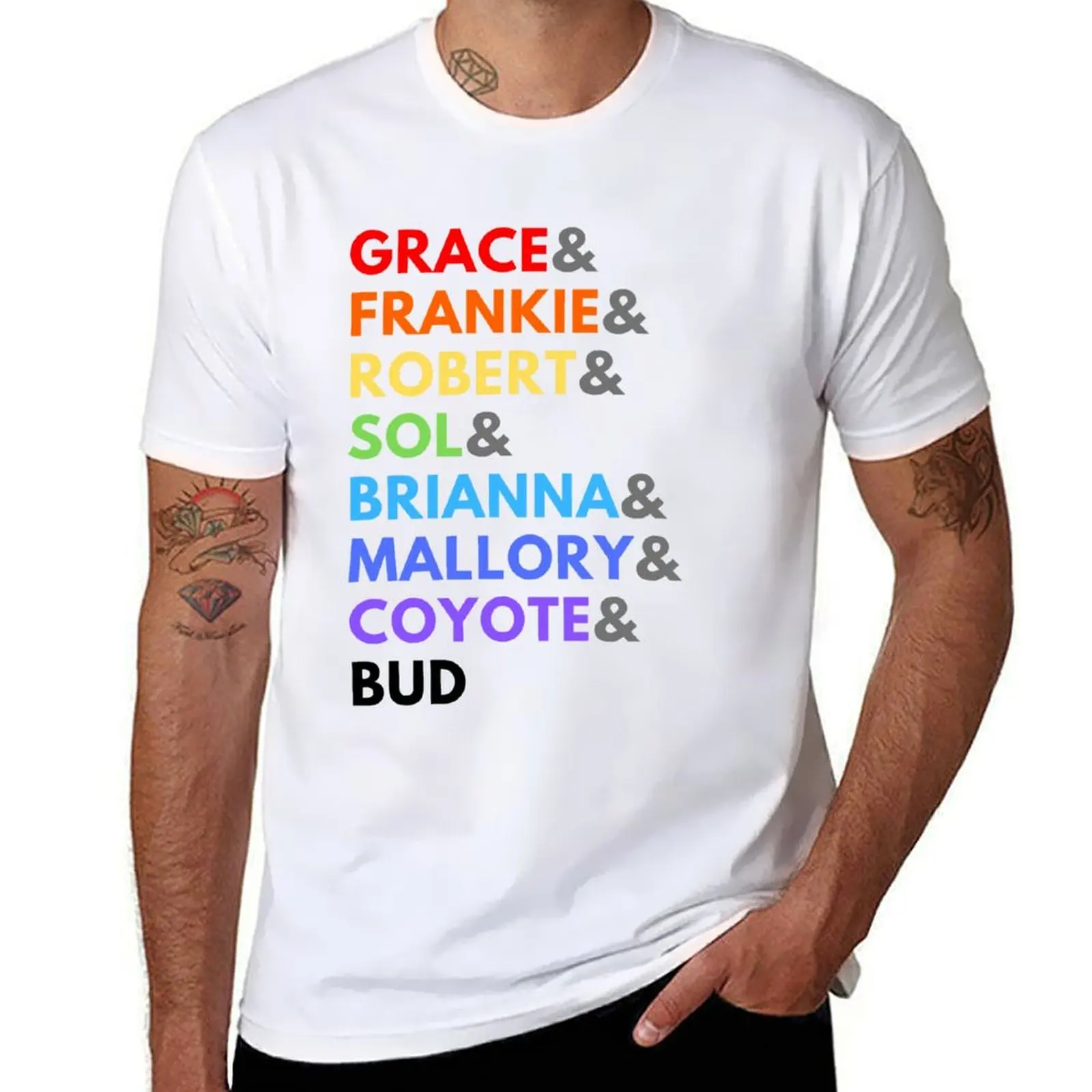

Grace & Frankie Pride T-Shirt anime figures customs design your own plus size clothes cheap stuff t shirts for men graphic