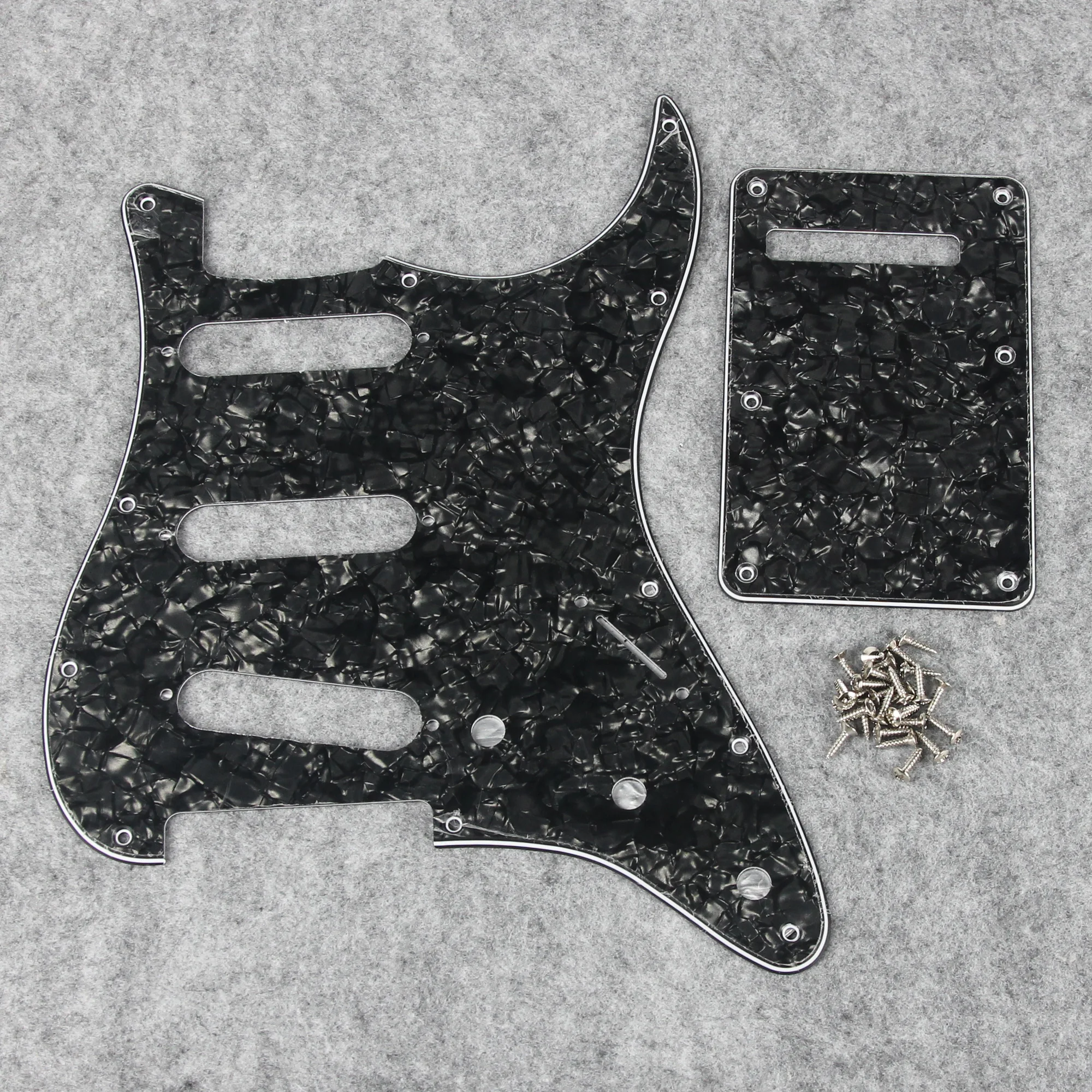 FLEOR Satz SSS-Schlagbrett ST FD Gitarren-Kratzplatte, 11 Löcher, Rückplatte und Schlagbrettschrauben für E-Gitarre in den USA/Mexiko – Detail 12