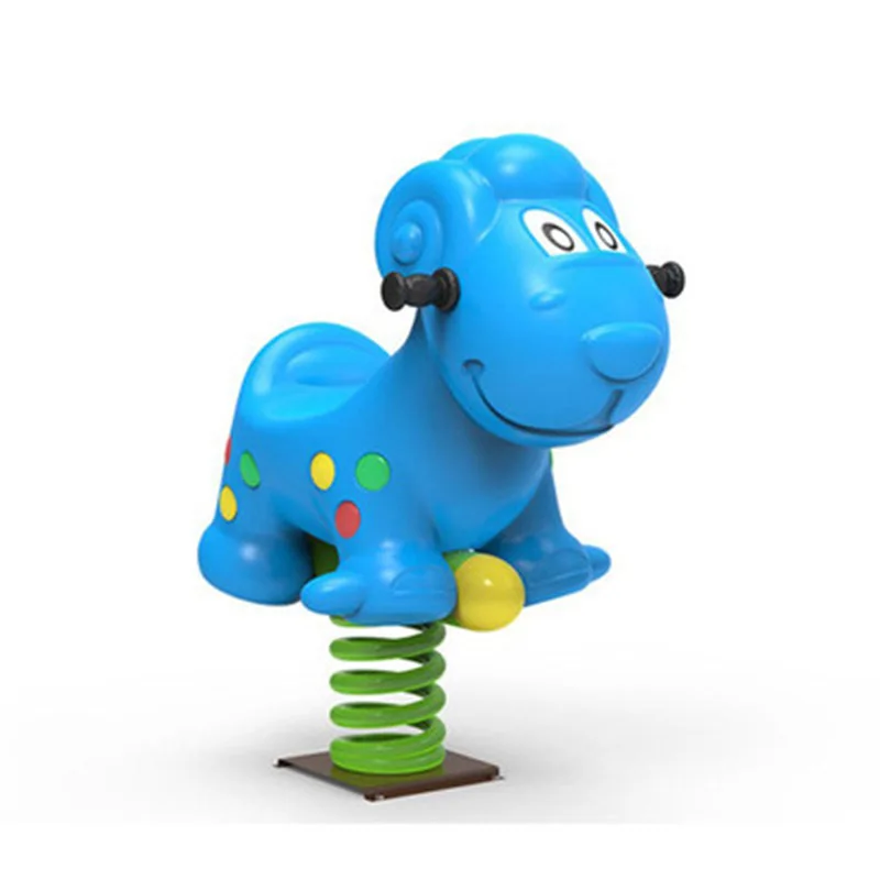 Outdoor Horse Spring Rider, Kids Playground Equipment, Plastic Rocking Horses, Outdoor Play Games, Spring Riders for Children