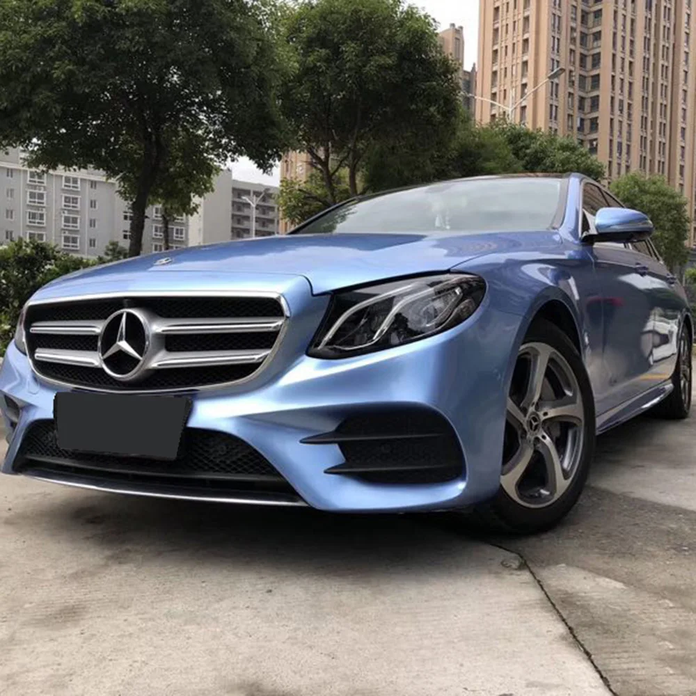 

AURORA FILM LIGHT BLUE Vinyl Wrap Film For Whole Car Covering Foil Low Tack Glue 1.52X18m 5x59ft Roll Air Bubble Free