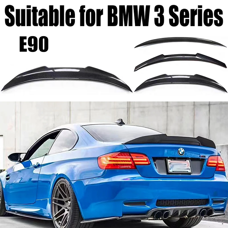 

Suitable for BMW 3 Series E92 2006-2014 320i 325i Carbon Fiber M4 MP PSM Style Roof Spoiler Luggage Wing Tail Kit