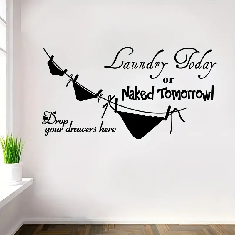 A Cartoon Triangle-Shaped Wall Sticker with Inspirational Quotes, Removable And Self-Adhesive Home Decor, Suitable for Living Ro