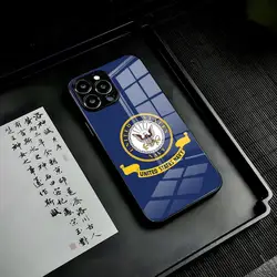 U.S. NAVY SEAL TEAM Phone Case  for Iphone 15 13 12 14 11 logo Pro Max Mini X Xr Xs 8 7 Puls 6 glass cover