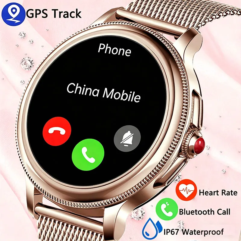 

2026 New 1.2" HD Screen Women's Smart Watch BT Call IP67 Waterproof for Android IOS Smartwatch with Heart Rate Health Monitoring
