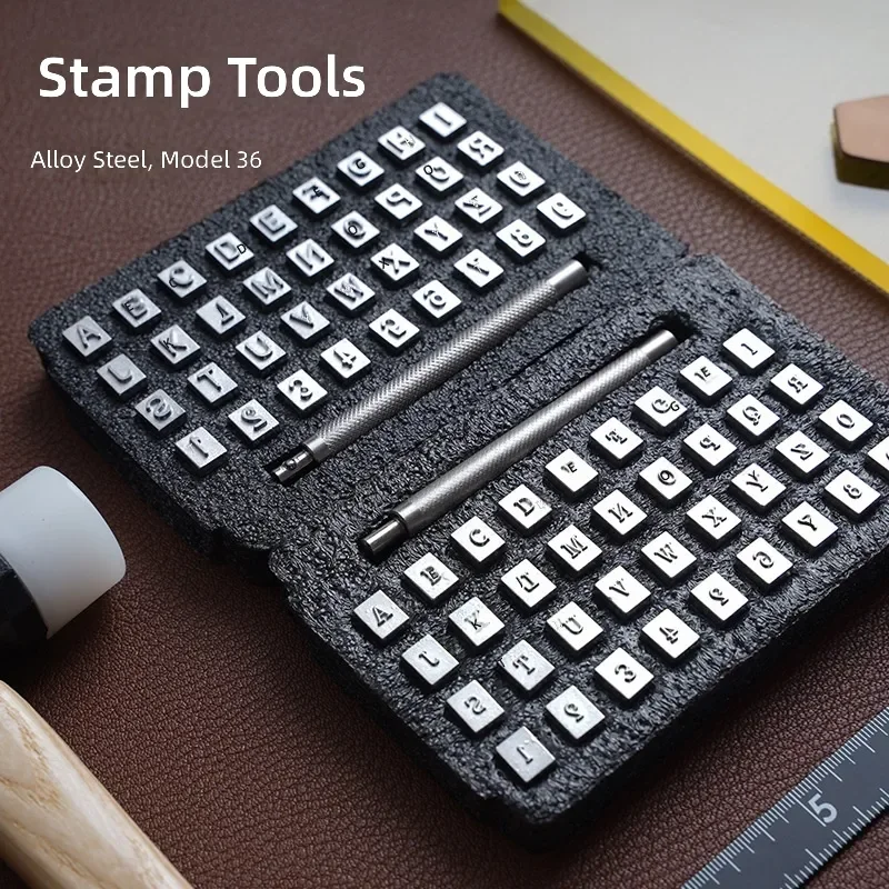 for Leather Engraving Seal Tool Ironing Tool Mold Letter Punching Number Punching 4/6mm Interchangeable