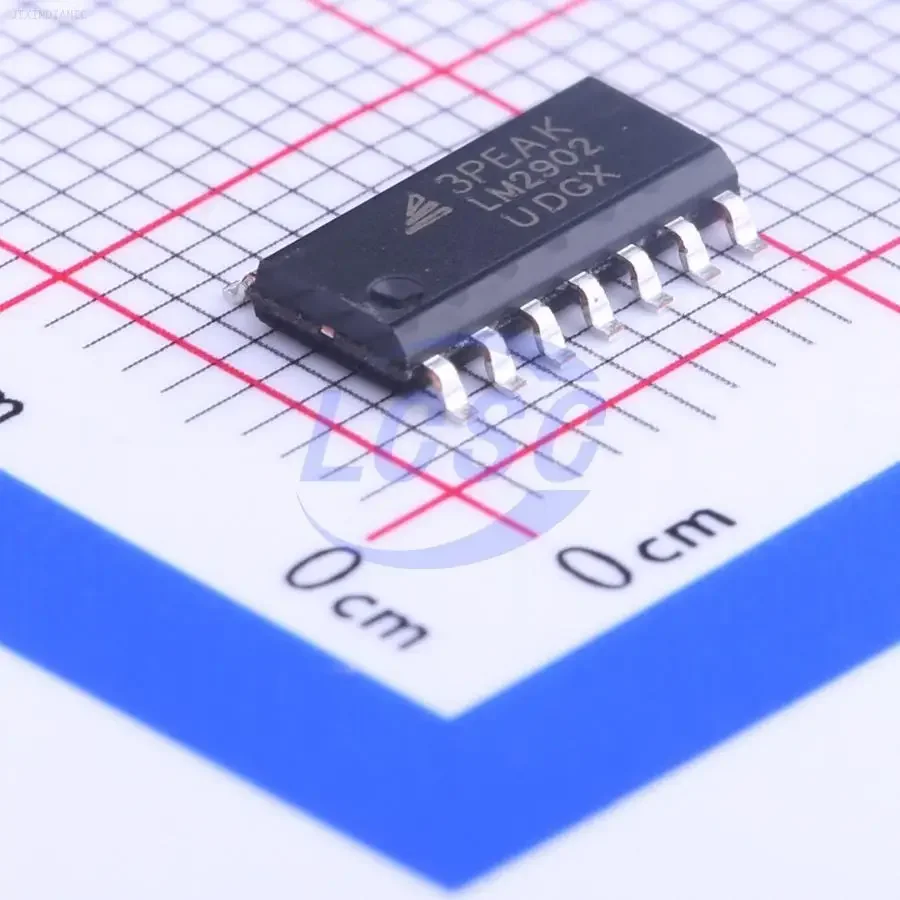 1PCS LM2902-SR Four channels 0.55V/us 1.2MHz Rail-to-Rail Output 3mV SOIC-14 Operational Amplifier ROHS