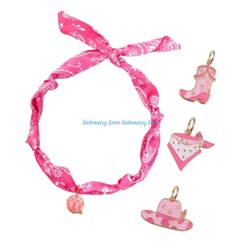 573B Elegant Narrow Silk Scarf Necklace Polyester Neckwear Lightweight And Soft