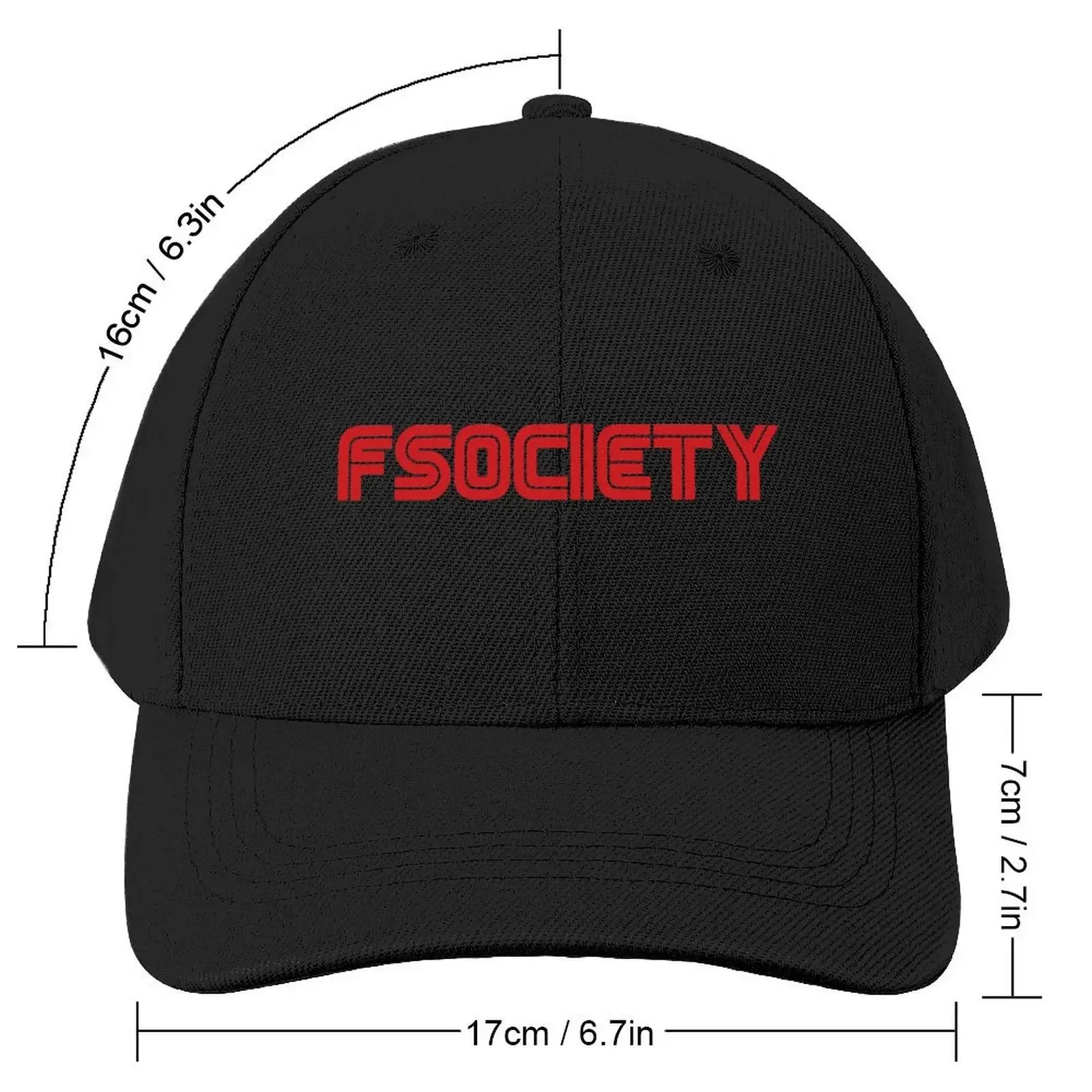 Fsociety (Mr. Robot) Baseball Cap Hat Man Luxury Hip Hop Golf Women's Men's