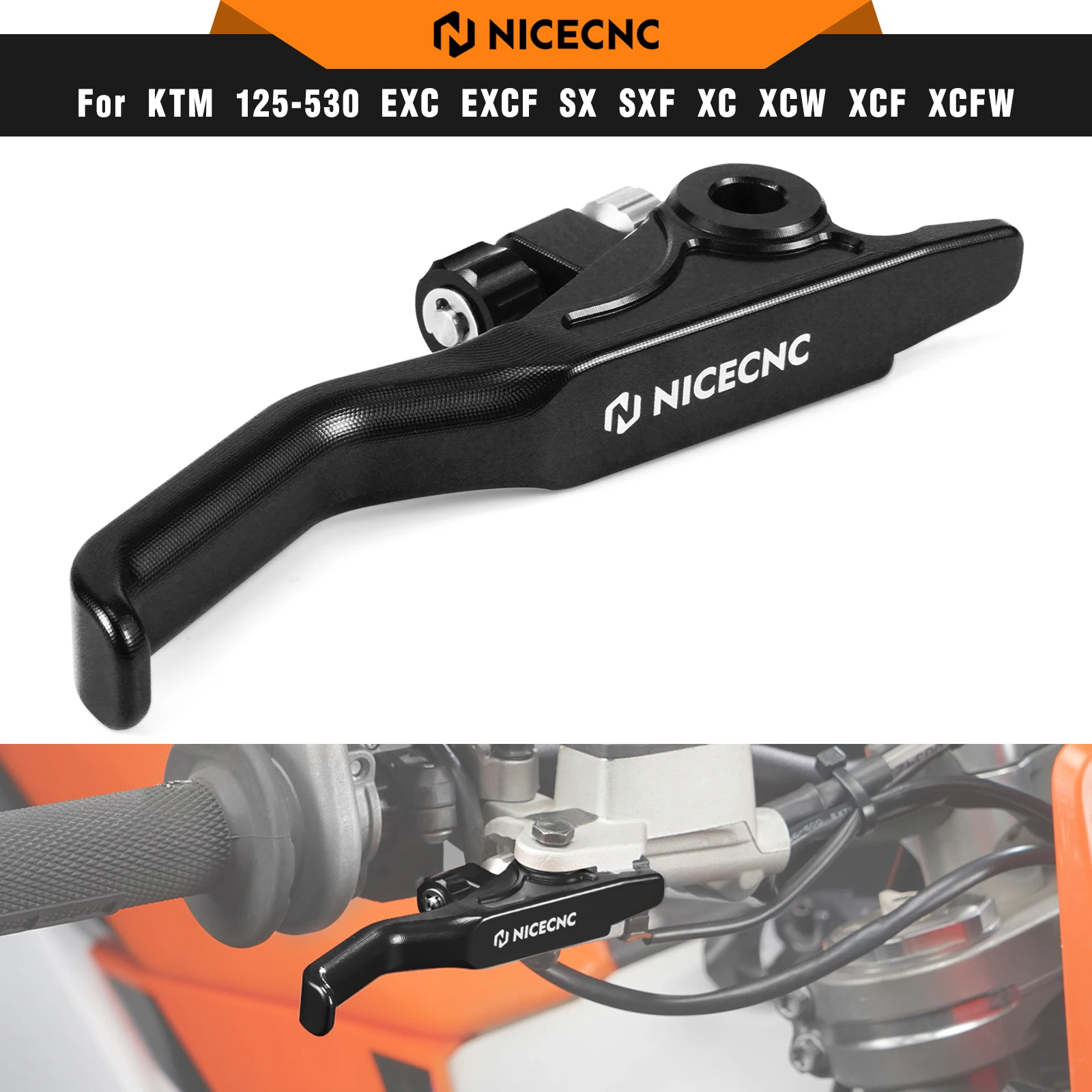

NICECNC For KTM EXC 300 Shorty Brake Lever For KTM EXC-F 350 SX 125 SXF 450 XCW 500 XCF-W XW-F 2014-2025 Sherco GasGas Triump