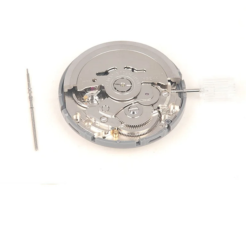 NH35/NH35A Movement+Movement Steel Stem+Week Dial+Calendar Dial Kit High Accuracy Automatic Mechanical Watch Movement