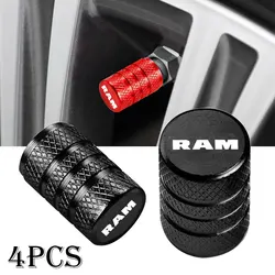 For Dodge Ram 1500 2500 3500 Accessories Car Styling Car Wheel Tire Valve Caps Tyre Stem Covers Airdust Waterproof