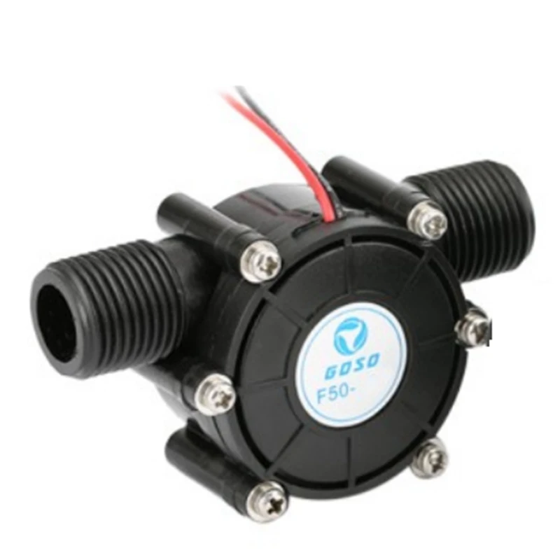 Micro-Hydro Generator 12V 10W DC Water Flow Generator Turbine Generator Hydroelectric Tap Water Flow Hydraulic DIY-A56M