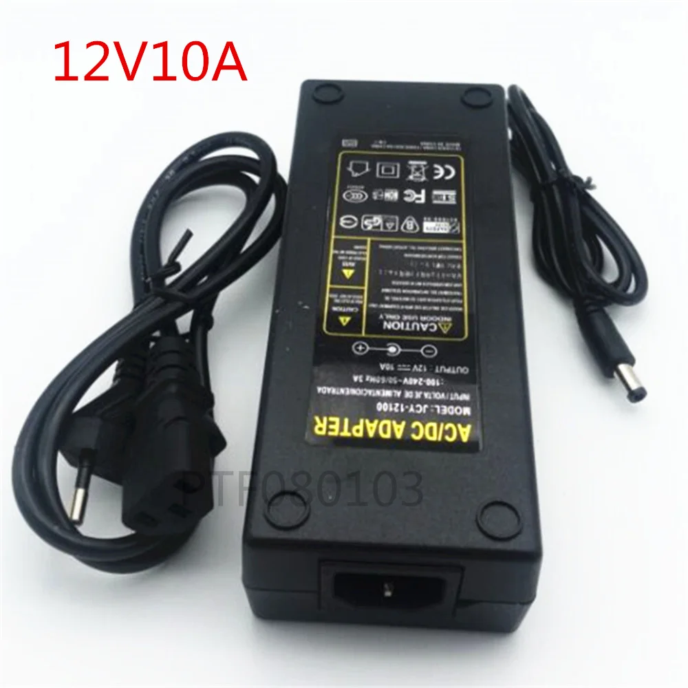 12V 10A 10 amp 120W DC EU/US UK AU POWER Supply ADAPTER Transformer LED Strip Light