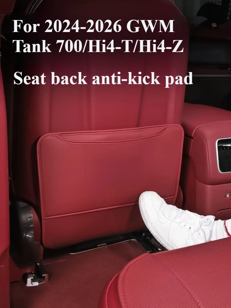 For 2024-2026 GWM Tank 700/Hi4-T/Hi4-Z Seat back anti-kick pad - interior anti-dirt multi-functional backrest protection