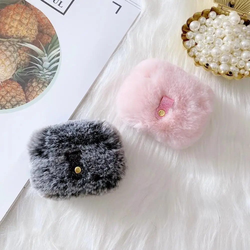 For Apple Airpods Pro Bluetooth Wireless Earphone Protective Cover For Air Pods 2 1 3D Cute Plush Fur Accessories Headphone Case