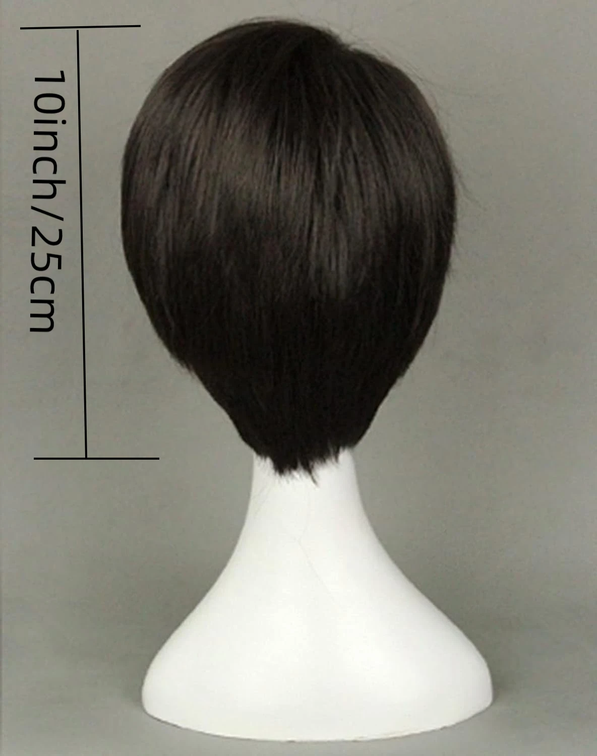 Anime Angriff auf Titan Levi Cosplay Männer Perücken Kurze Gerade Mittelteil Haar Kurze Schwarze Mann Perücken Kostüm Party