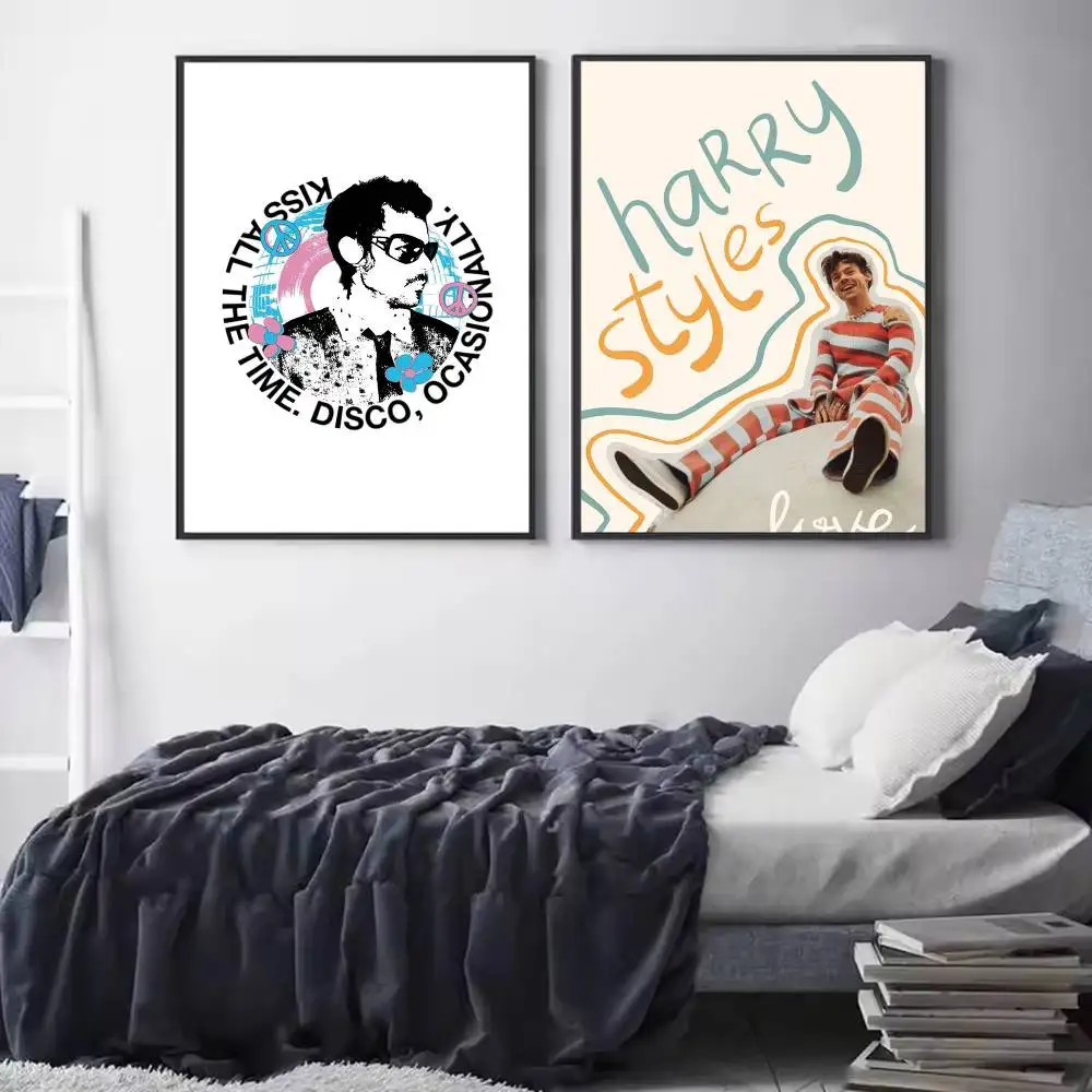 KISSCO H-Harry Style-S Poster Versatile HD Waterproof Wall Art Self-Adhesive Decor for Any Space Ideal Gift