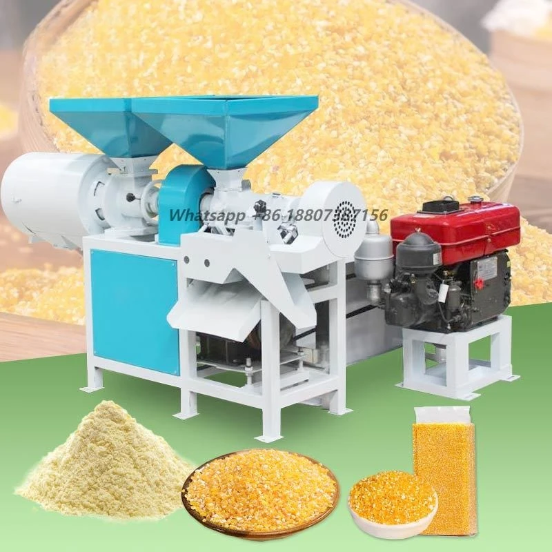 Corn Semolina Grits Small Scale Sift Posho Mill Make Maize Meal Grind Milling Machine Price for Sift in Kenya