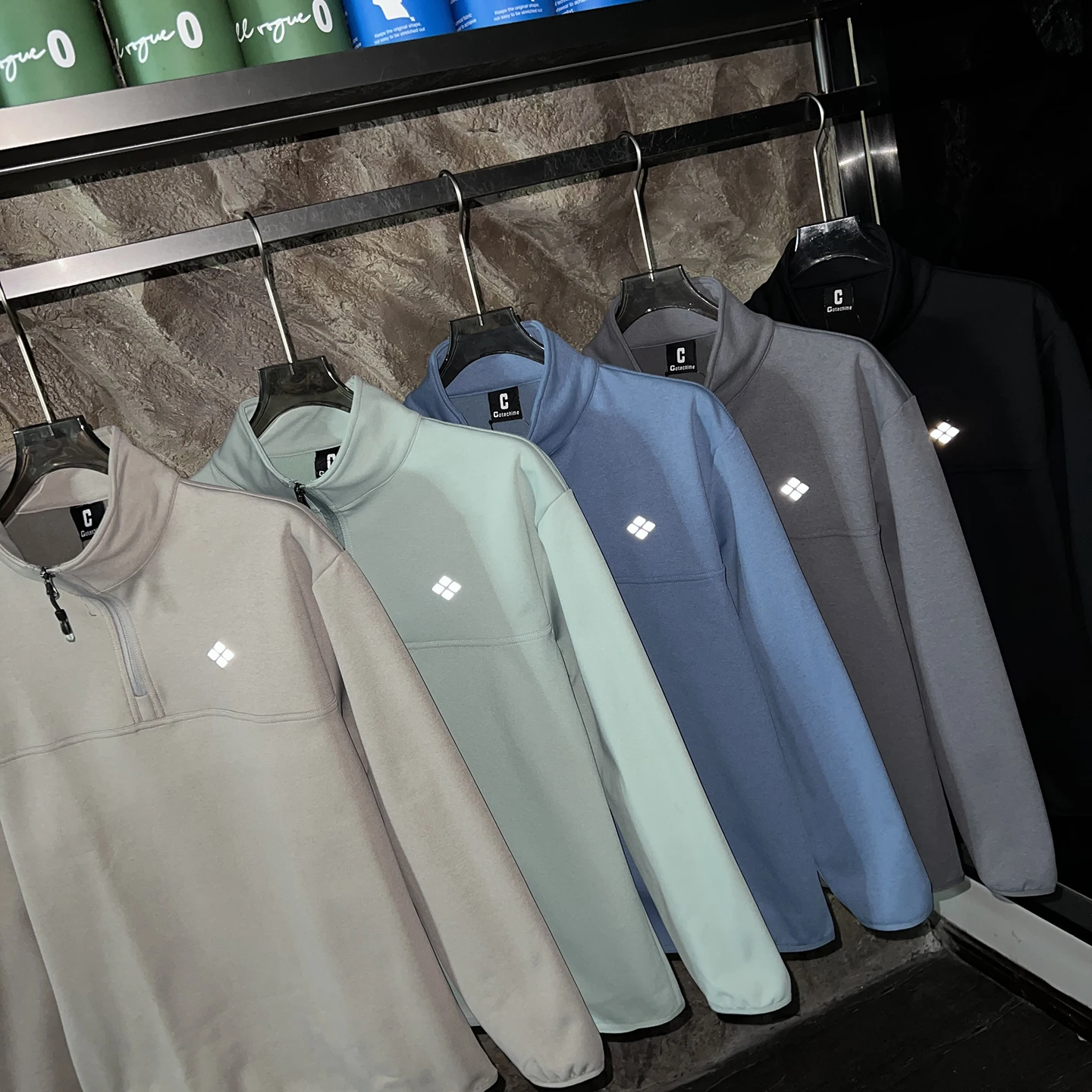 هوديي رجالي رياضي Fce مبطن ثلاثي الأبعاد للخروج كاجوال للخريف والشتاء f بسحاب منقوش مخملي مريح للتنفس ودافئ #3