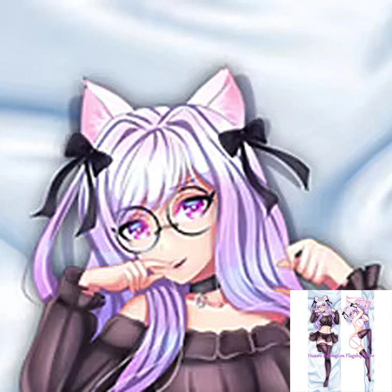 

Dakimakura Anime Pillow Cover Hexella Double Sided Print 2Way Cushion Cover Xmas Gifts
