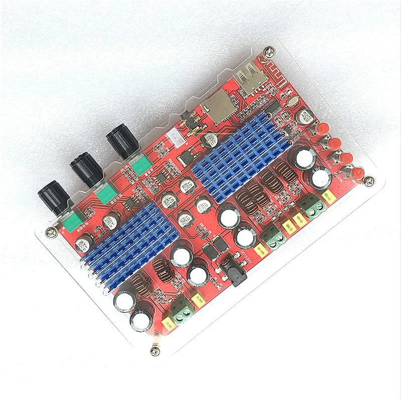 

XH-M560 High PowerTPA3116D2Bluetooth2.1Digital Amplifier BoardUDiskTFCard DecodingDC12-24V