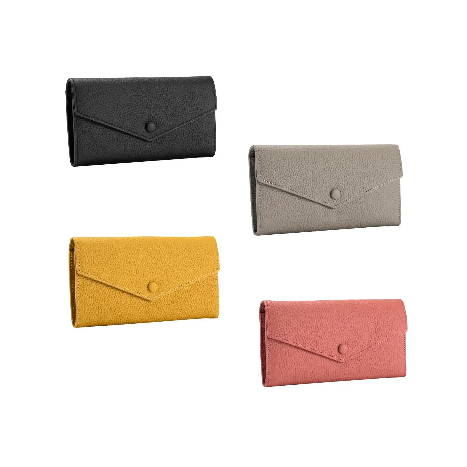 Womens Wallet Fashion with Zipper Pocket Business Portable Purse Credit Card Holder for Dating Street Shopping Commuting Travel