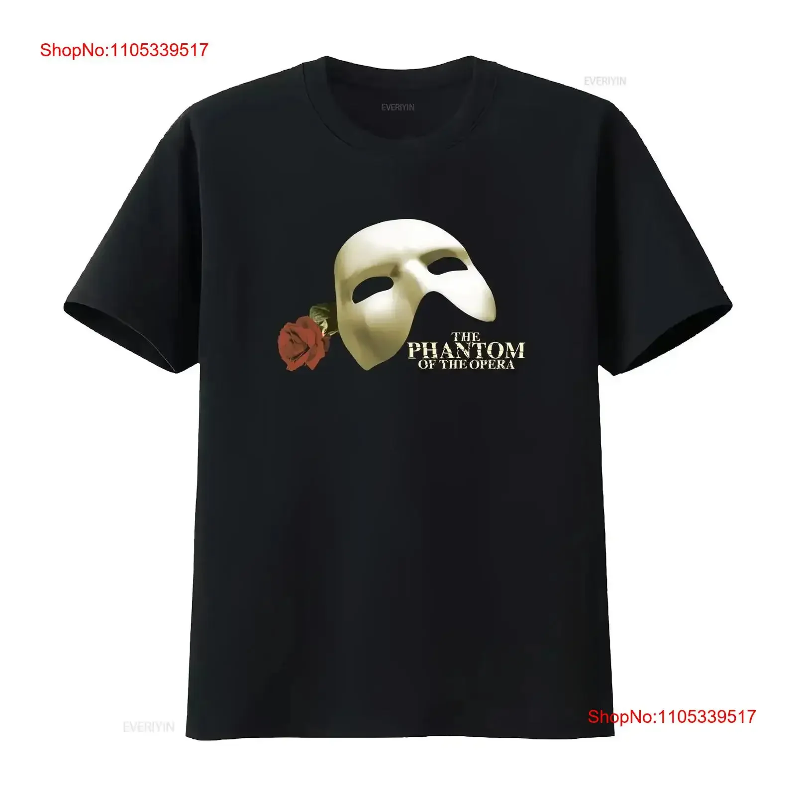 Vintage Men's T Shirt Phantom of the Opera dated 1986 Size Small Black Washed Comfortable Stretched Casual Breathable vintage