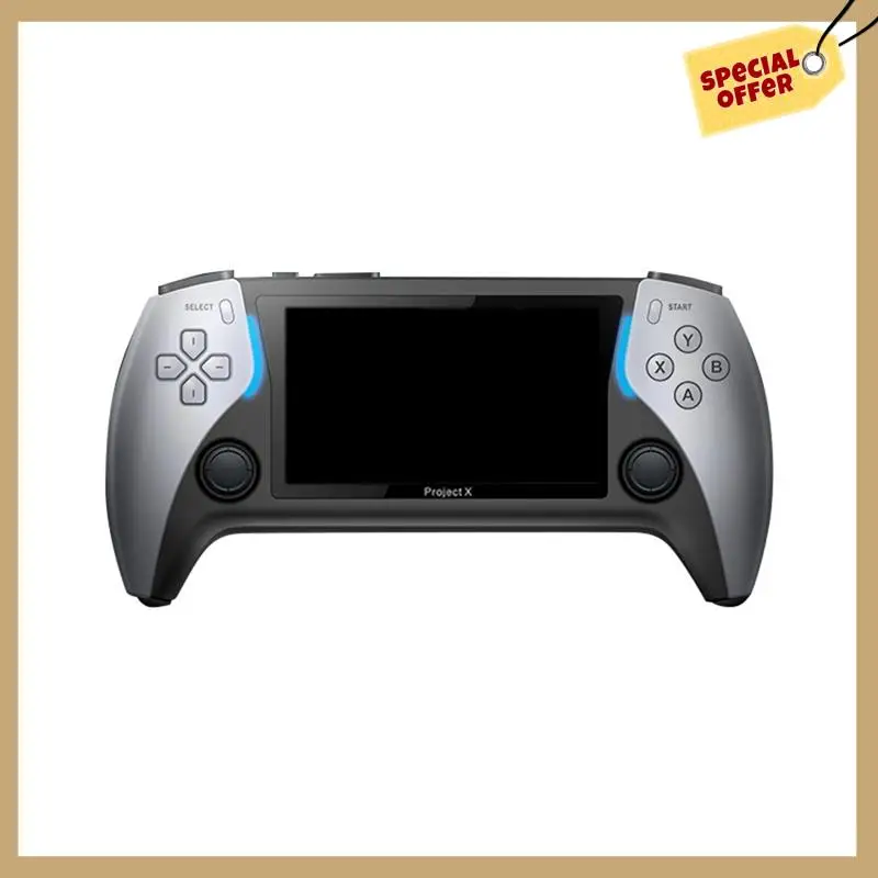 Project X Handheld Game Console 4.3 Inch HD Screen Portable Video Game Console Support Dual Player And Controller Durable