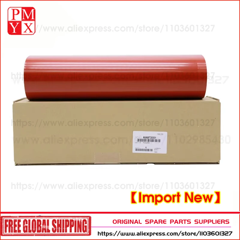 

Новая японская A5AW720300 A5AW720301 для KONICA MINOLTA Bizhub C1085 C1100 C6085 6110 фьюзер пленка ремень стены 350K страницы