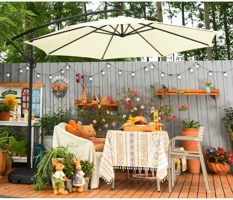 

Outdoor Parasol Garden Banana Solar Umbrella Outdoor Villa Garden Leisure Small Roman Umbrella